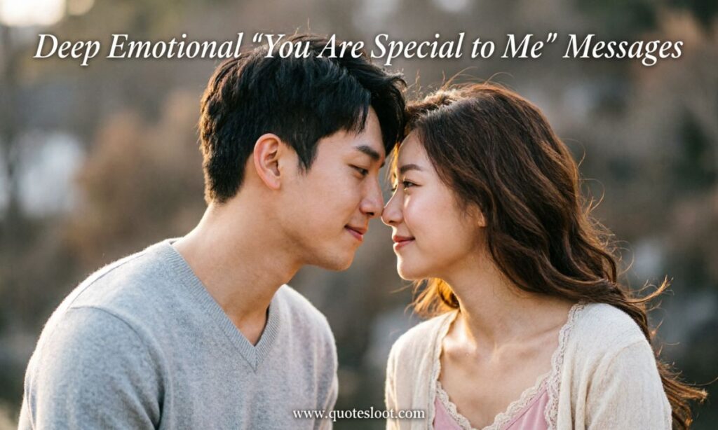 Deep Emotional You Are Special to Me Messages