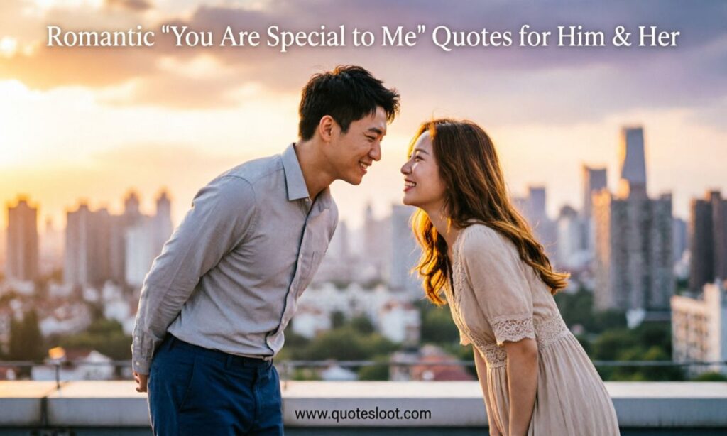 Romantic You Are Special to Me Quotes for Him & Her