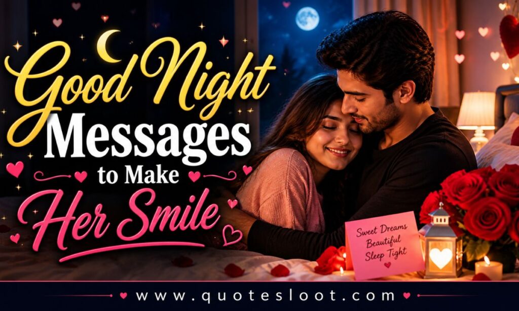 Good Night Messages to Make Her Smile