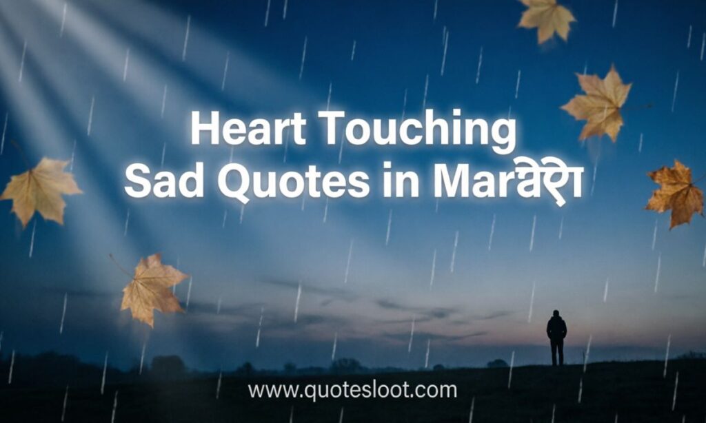 Heart Touching Sad Quotes in Marathi