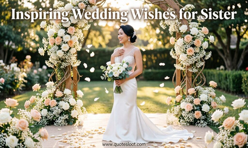 Inspiring Wedding Wishes for Sister