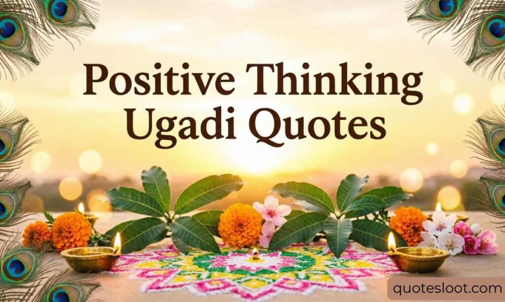 Positive Thinking Ugadi Quotes