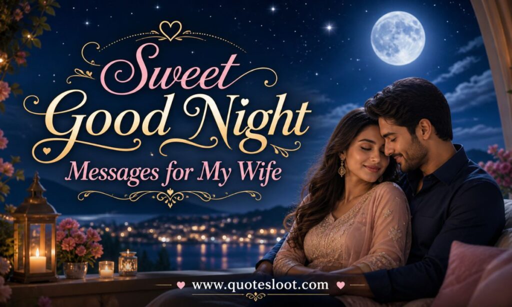 Sweet Good Night Messages for My Wife