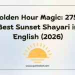 Best Sunset Shayari in English