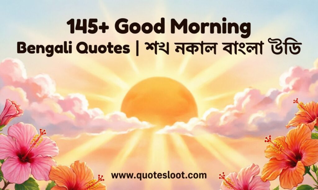 Good Morning Bengali Quotes