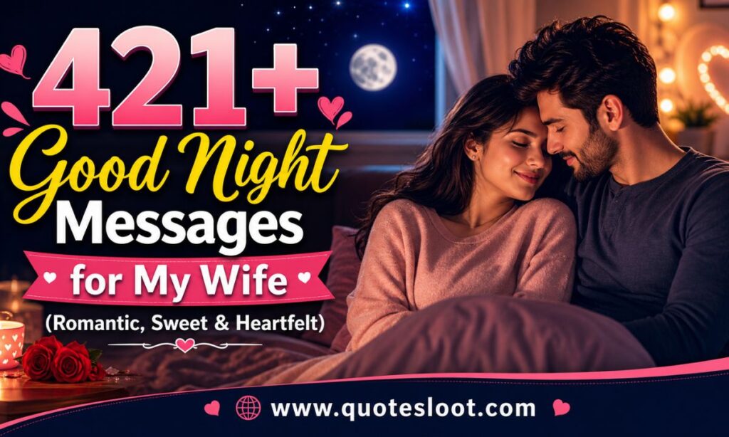 Good Night Messages for My Wife