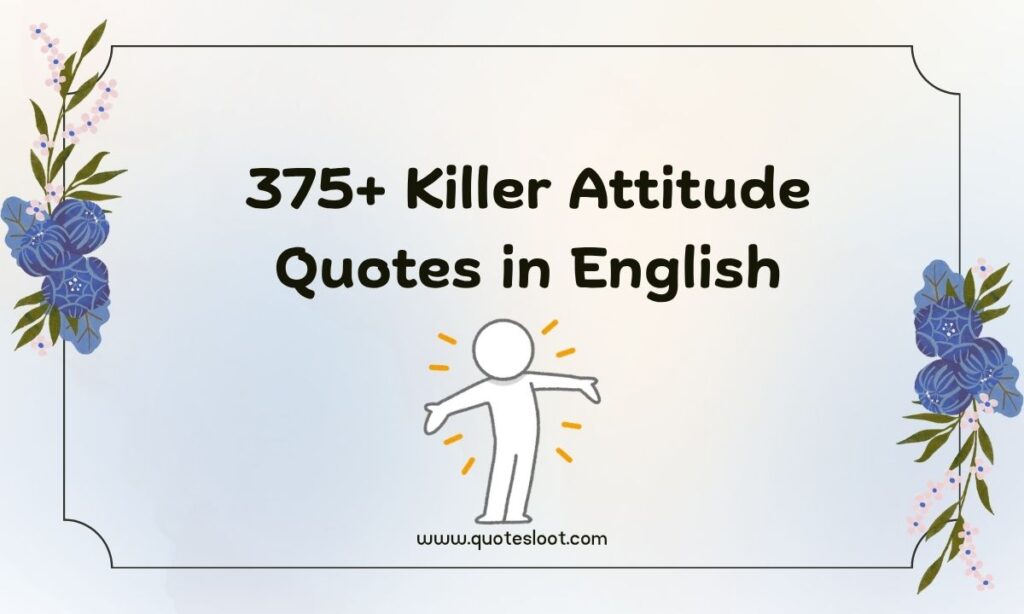 Killer Attitude Quotes