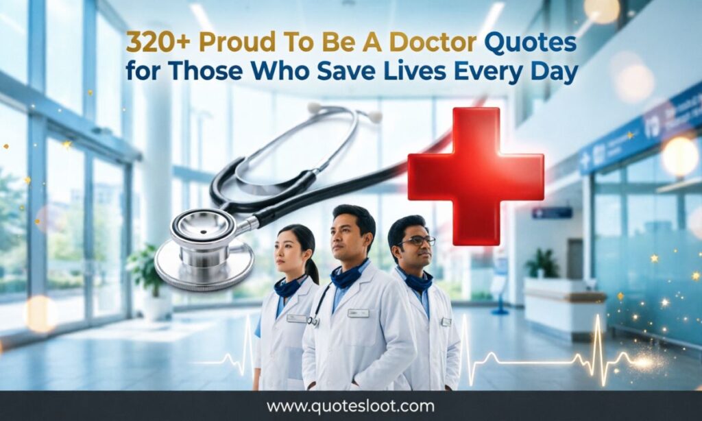 Proud To Be A Doctor Quotes for Those Who Save Lives Every Day