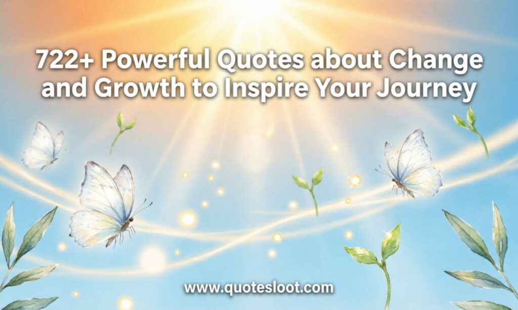 Quotes about Change and Growth