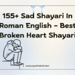 Sad Shayari In Roman English