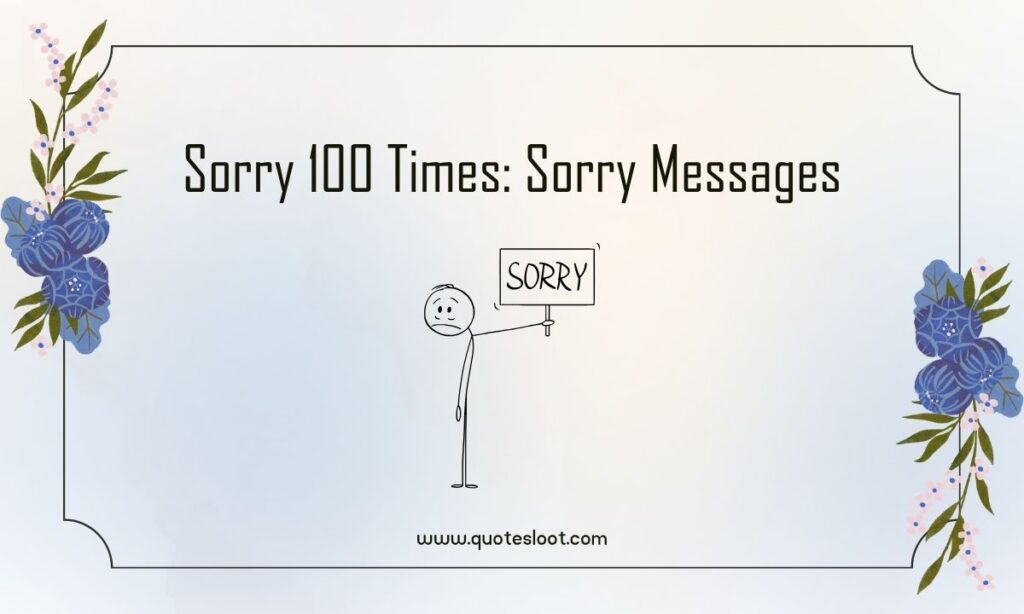 Sorry Messages