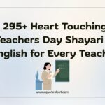 Teachers Day Shayari in English