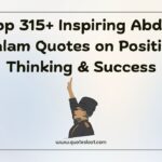 Abdul Kalam Quotes on Positive Thinking & Success