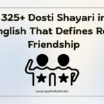 Dosti Shayari in English