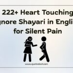 Ignore Shayari in English