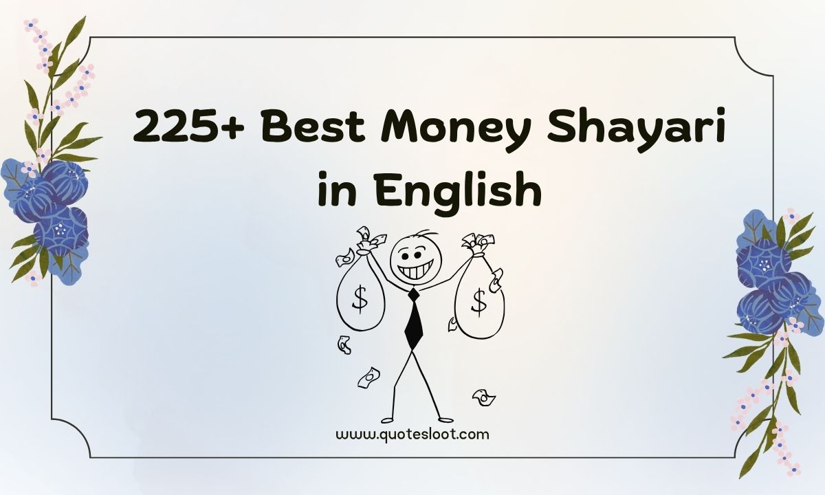 Money Shayari in English