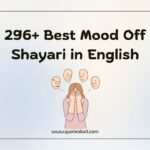 Mood Off Shayari in English