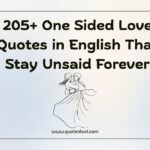 One Sided Love Quotes in English
