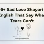 Sad Love Shayari in English