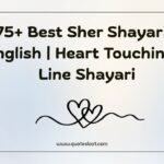 Sher Shayari in English