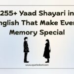 Yaad Shayari in English