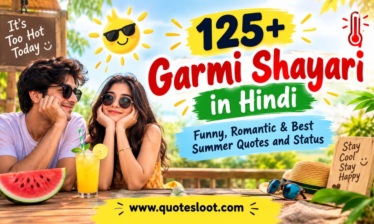 125+ Garmi Shayari in Hindi Funny, Romantic & Best Summer Quotes and Status