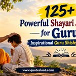 125+ Powerful Shayari & Status for Guru Inspirational Guru Shishya Shayari