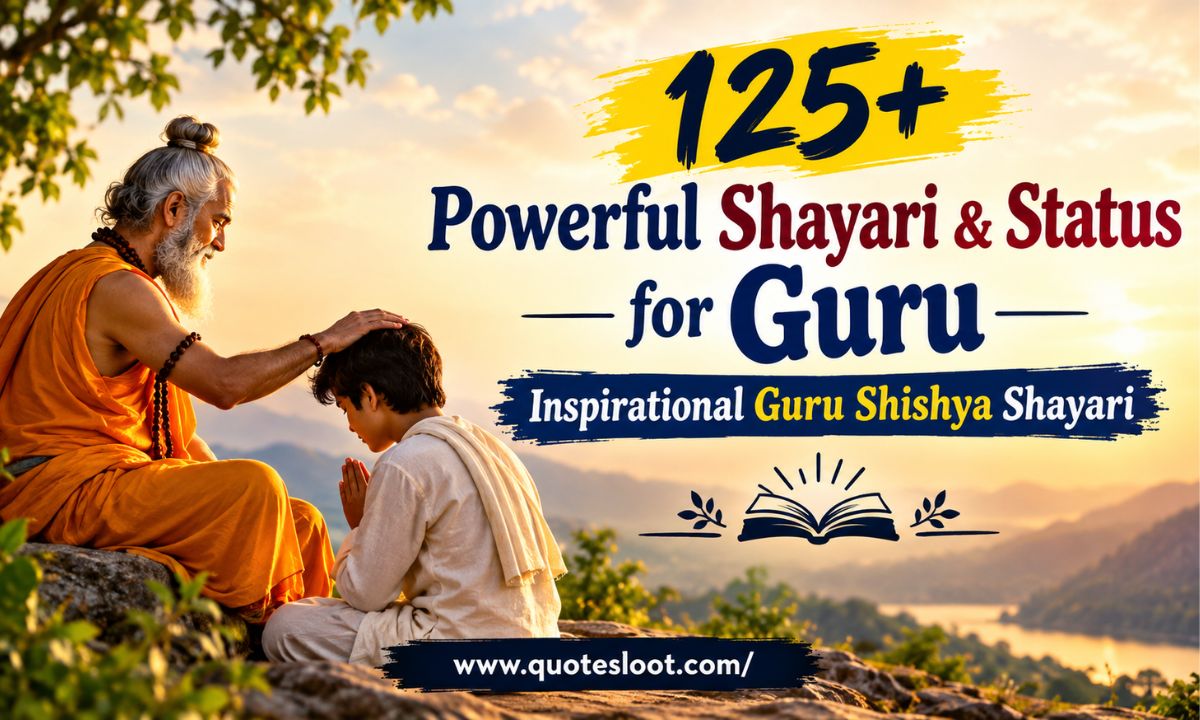 125+ Powerful Shayari & Status for Guru Inspirational Guru Shishya Shayari