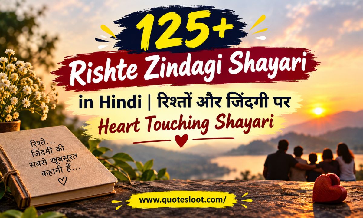 125+ Rishte Zindagi Shayari in Hindi