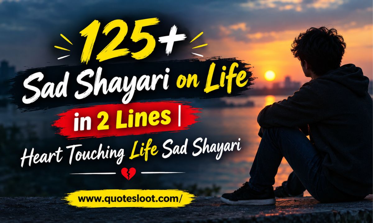125+ Sad Shayari on Life in 2 Lines