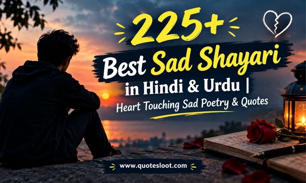 225+ Best Sad Shayari in Hindi & Urdu _ Heart Touching Sad Poetry & Quotes
