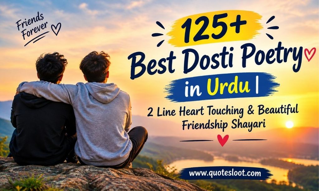 Best Dosti Poetry in Urdu