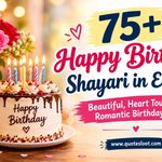 Happy Birthday Shayari in English