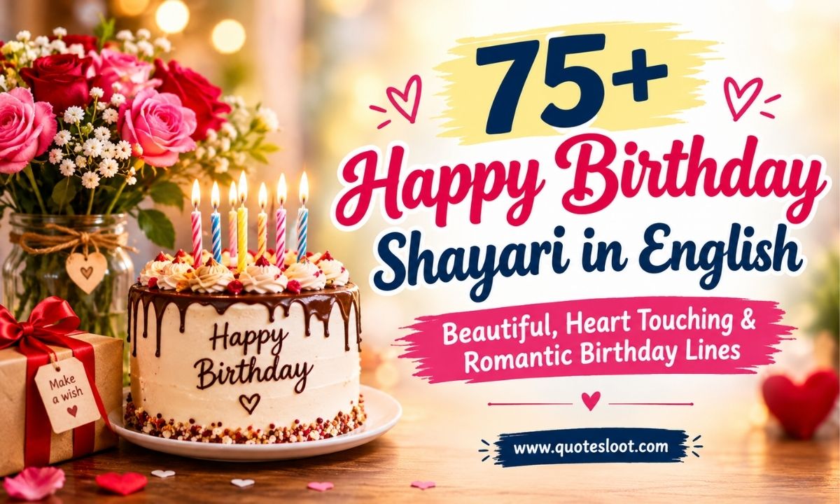 Happy Birthday Shayari in English